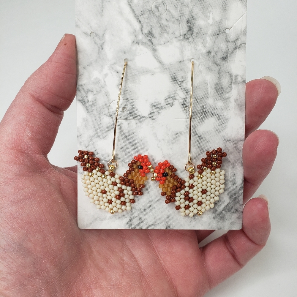 Chicken Earring